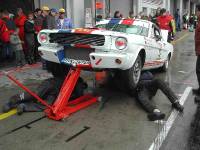 MARTINS RANCH Corvette Vintage Racing green hell mustang